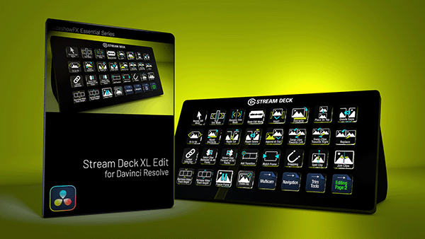 Stream Deck XL Edit for Davinci Resolve — sideshowfx